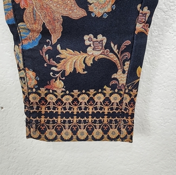 Desigual Peony Long Print Trousers Size 36/XS - Picture 10 of 12